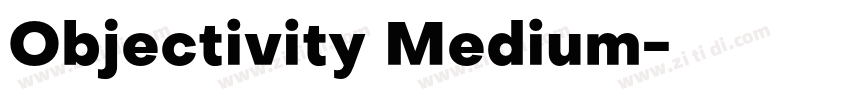 Objectivity Medium字体转换